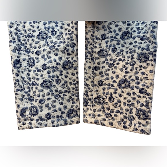 J.Crew Toothpick Mid Rise Floral Stretch Jeans - Picture 5 of 12